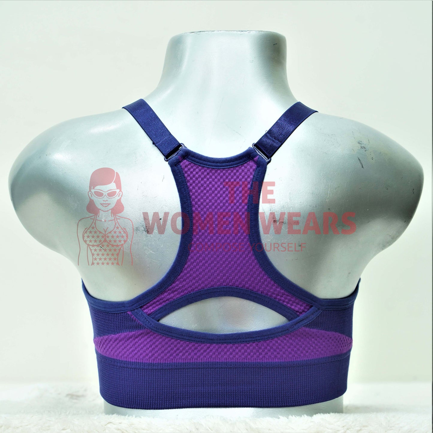 Ladies Zip Closer Sport Bra (cs 020)