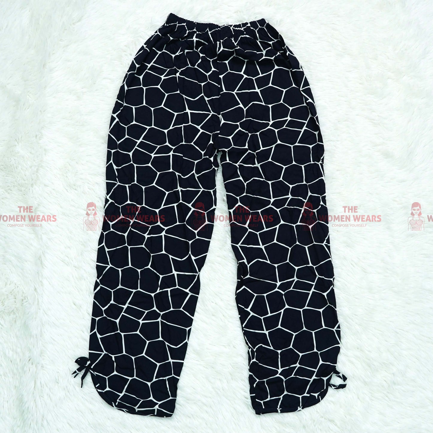 Women's Regular Cotton Pajama Night Wear (*4733)