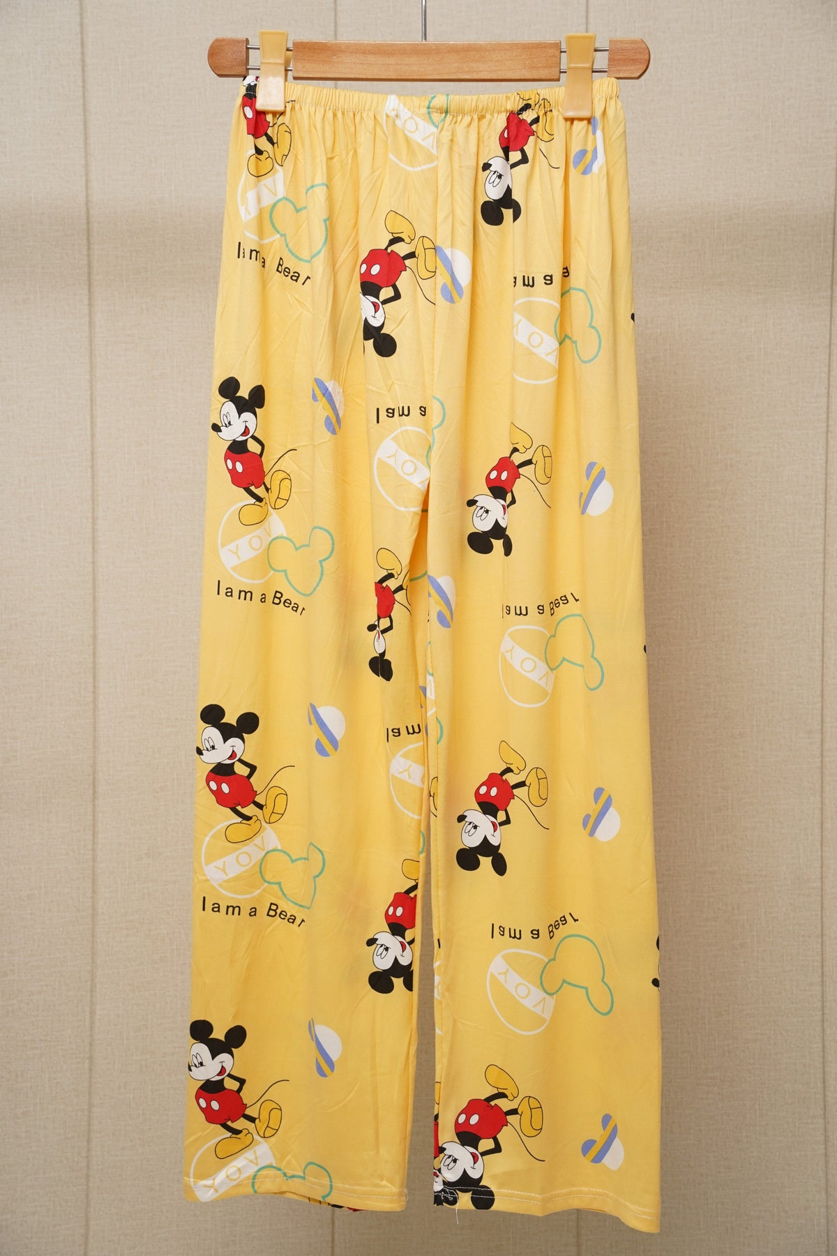 I Am Bear Print Sleepwear product view 3