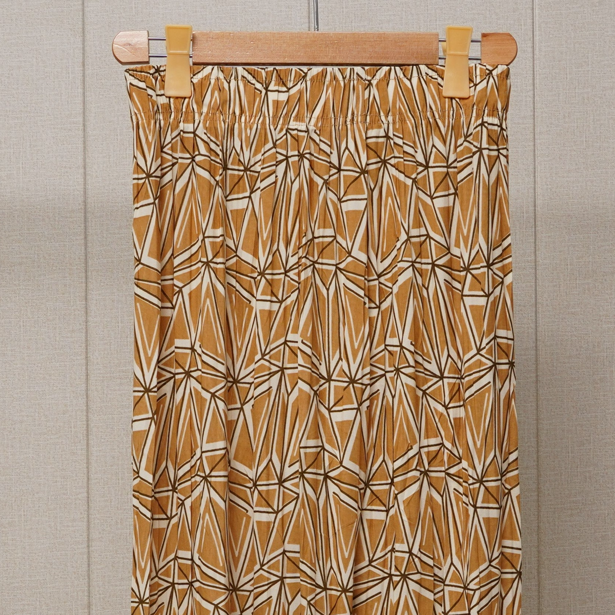 Peach Printed Linen Palazzo PL005 product view 2