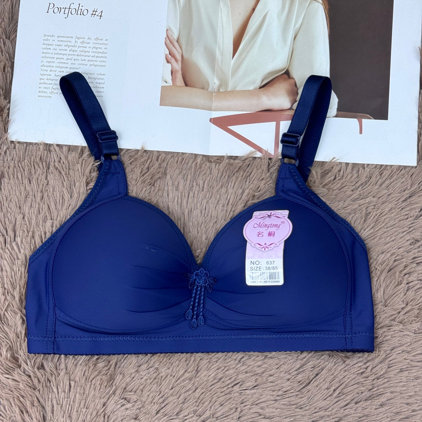 wire-free, breathable bra