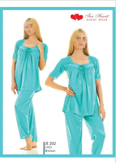Women's Sleeveless Shirt With Pajama Nighty (202)