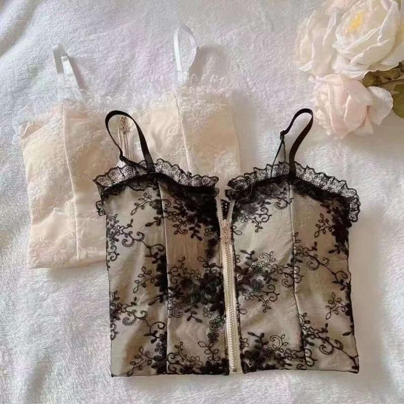 Lace Zip Camisole 6352 view 5