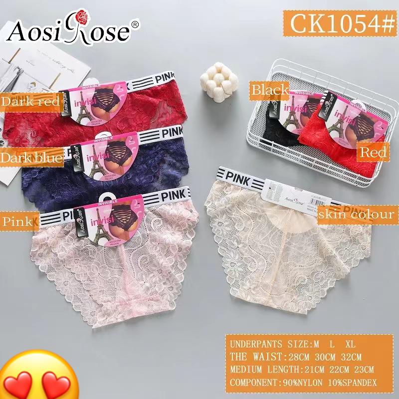 Women's Lace Brief Super Soft Panties (1054)