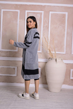 Front Open Belted Cardigan CGN26 product view 4