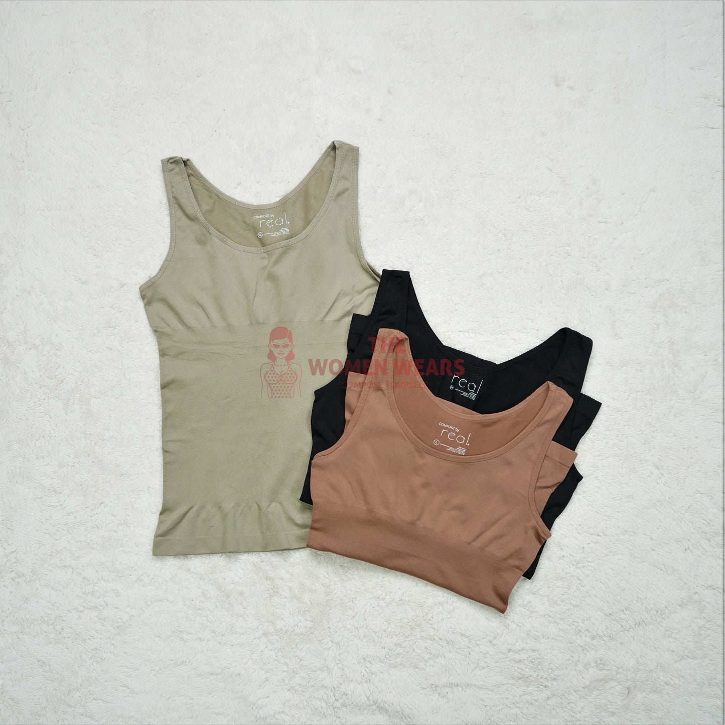 Women's Hot Vest With Body Shaper (3452)