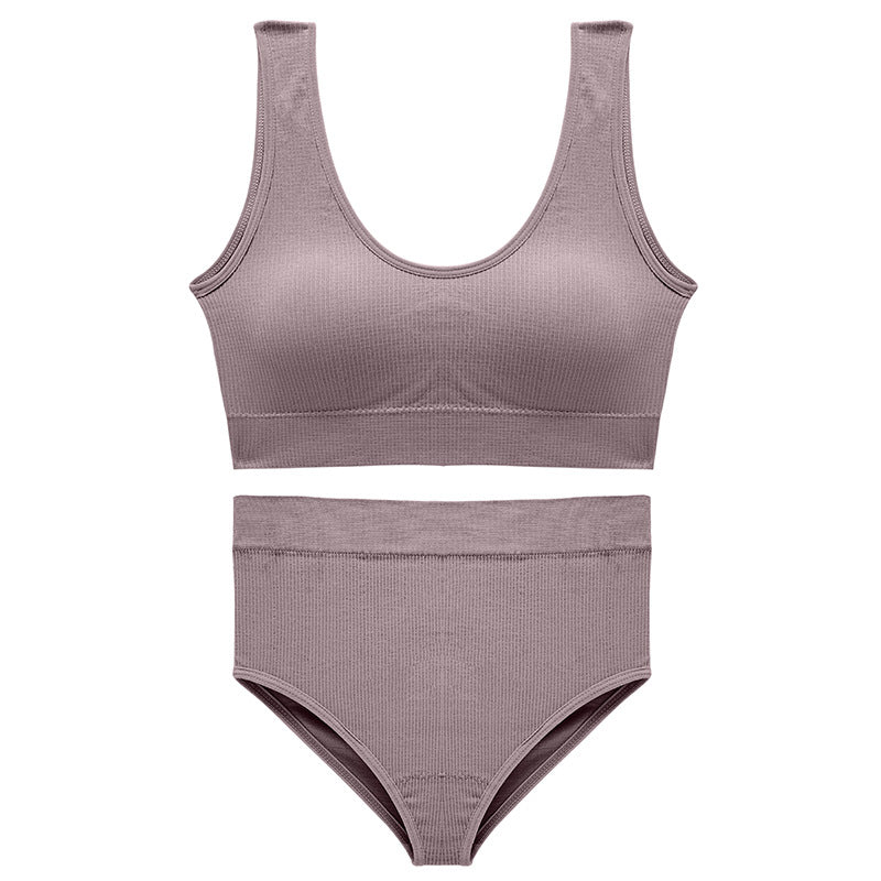 Womens Seamless HighCut Bra & Panty Set
