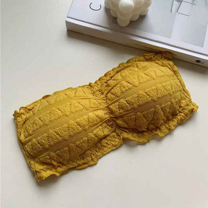 Women Strapless Seamless Underwear Backless Push Up Bralette SK_03