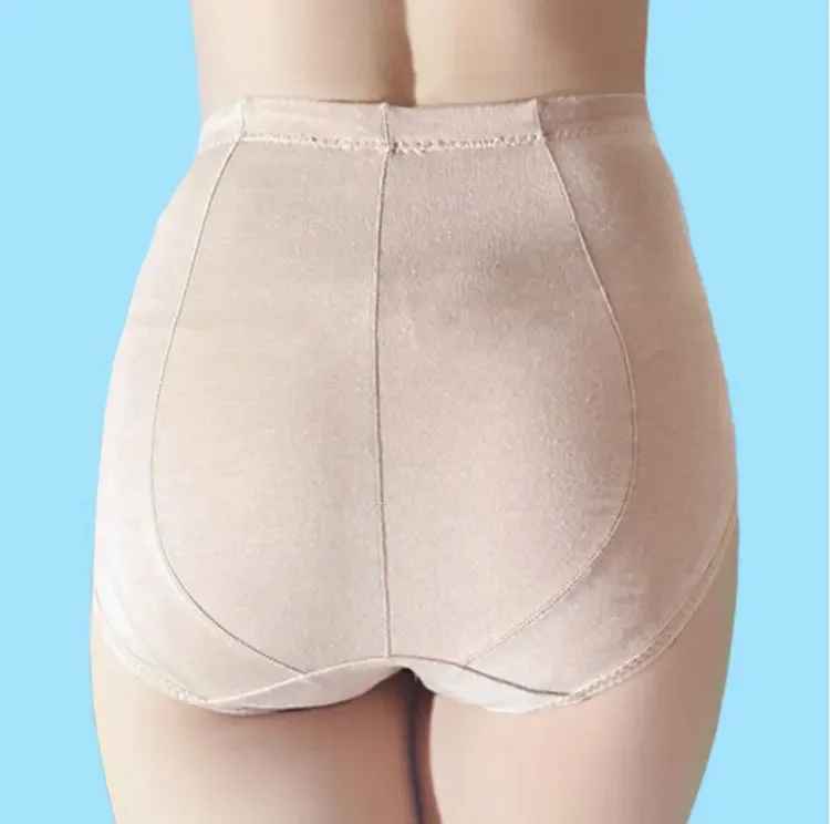 High Waist Pocket Design Cotton Underwear HWU001