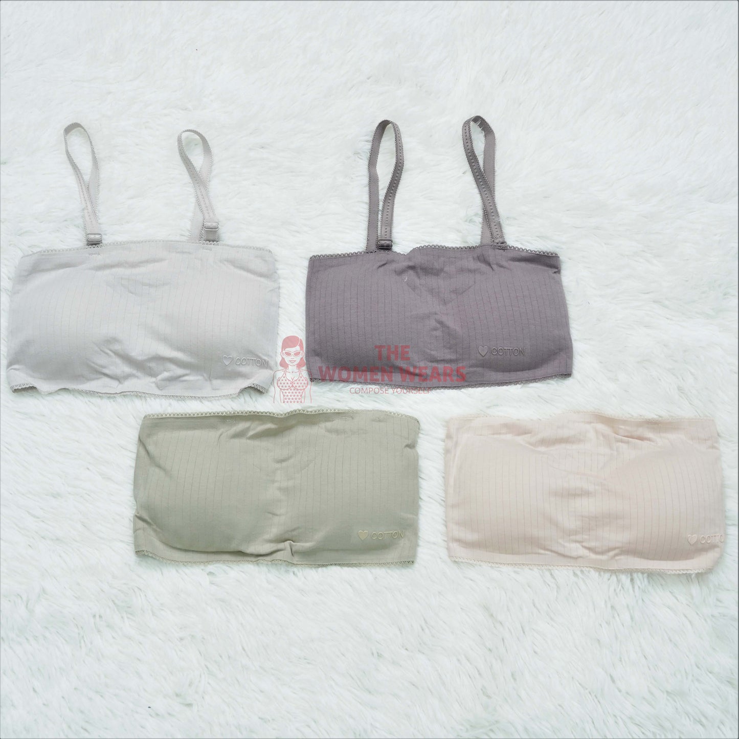 Women's 2 in 1 Soft Padded Sports Bra (3224)