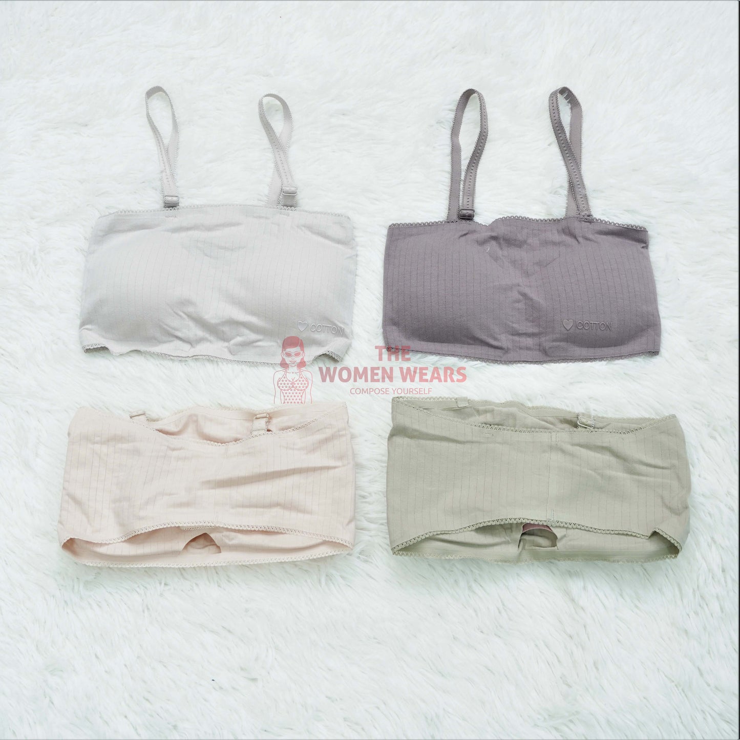 Women's 2 in 1 Soft Padded Sports Bra (3224)