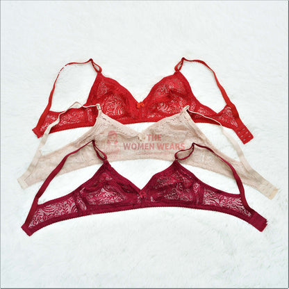 Soft Lace Summer Net Bra 2040 product view 4