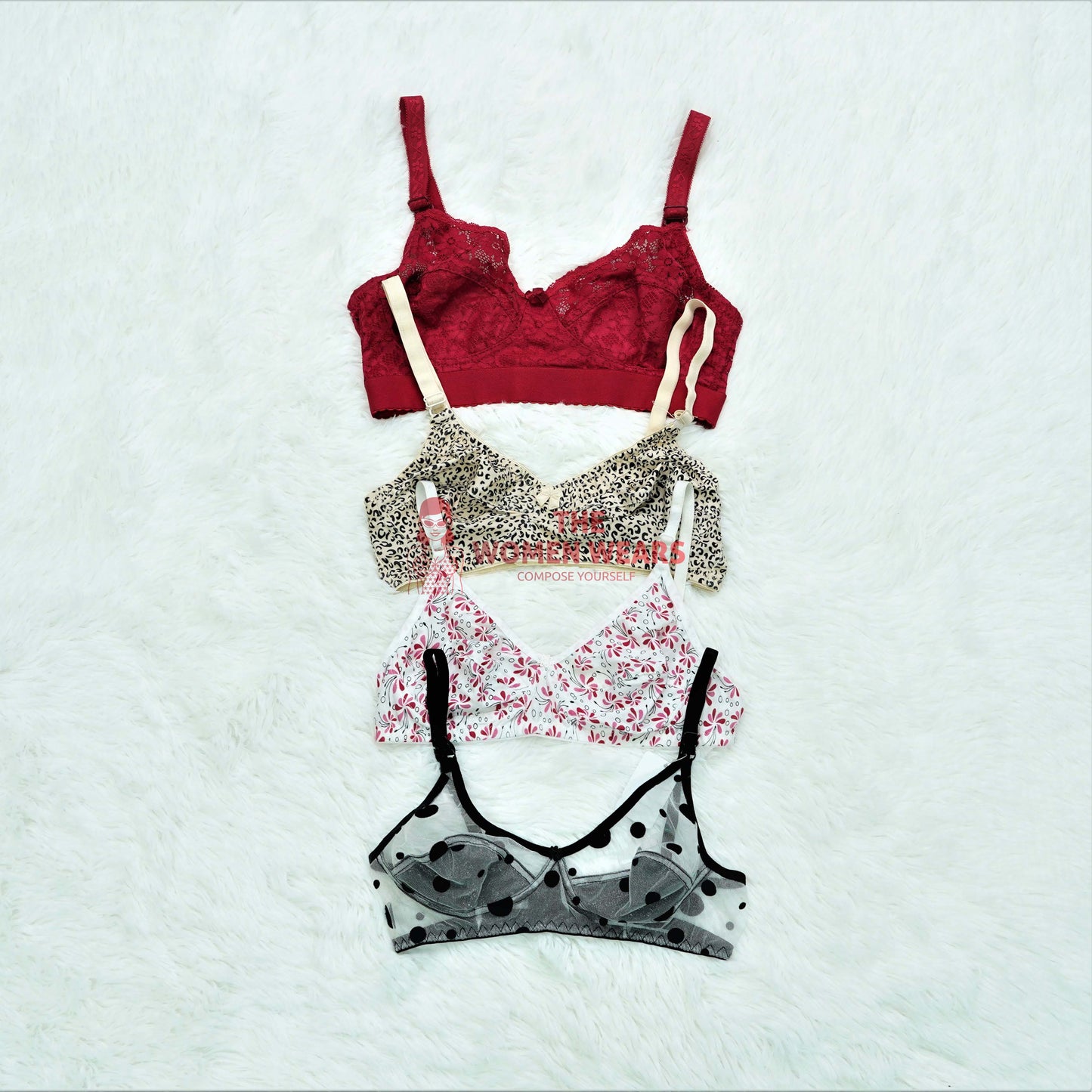 Pack of 4 Bra Just For You (CS 11)