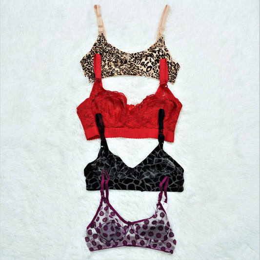 Pack of 4 Multi Bra For You (CS 22)