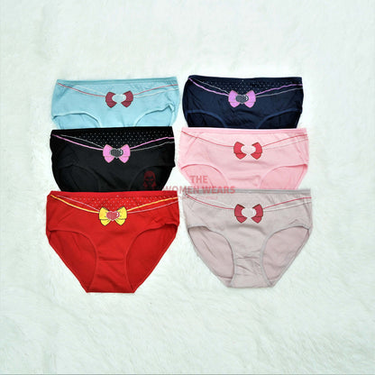 Women's Heart Cotton Panties (L 696)
