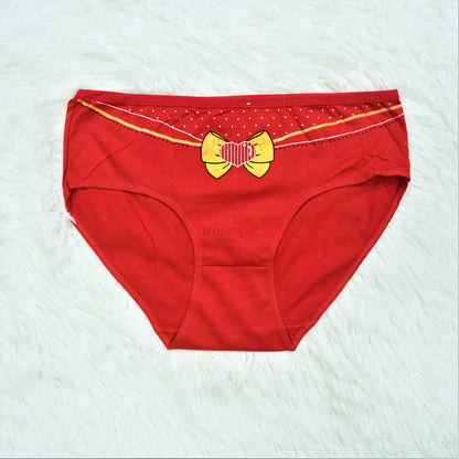 Women's Heart Cotton Panties (L 696)