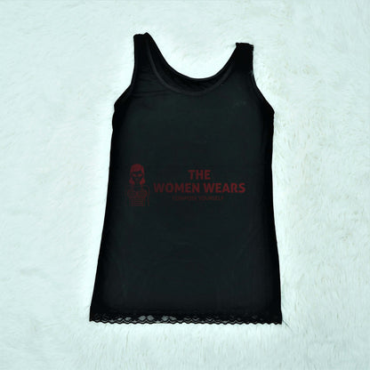 Stretch Breathable Vest with Lace 7070 product view 3