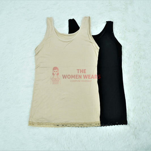Women's Stretchable Cool Vest With Lace ( 7070)