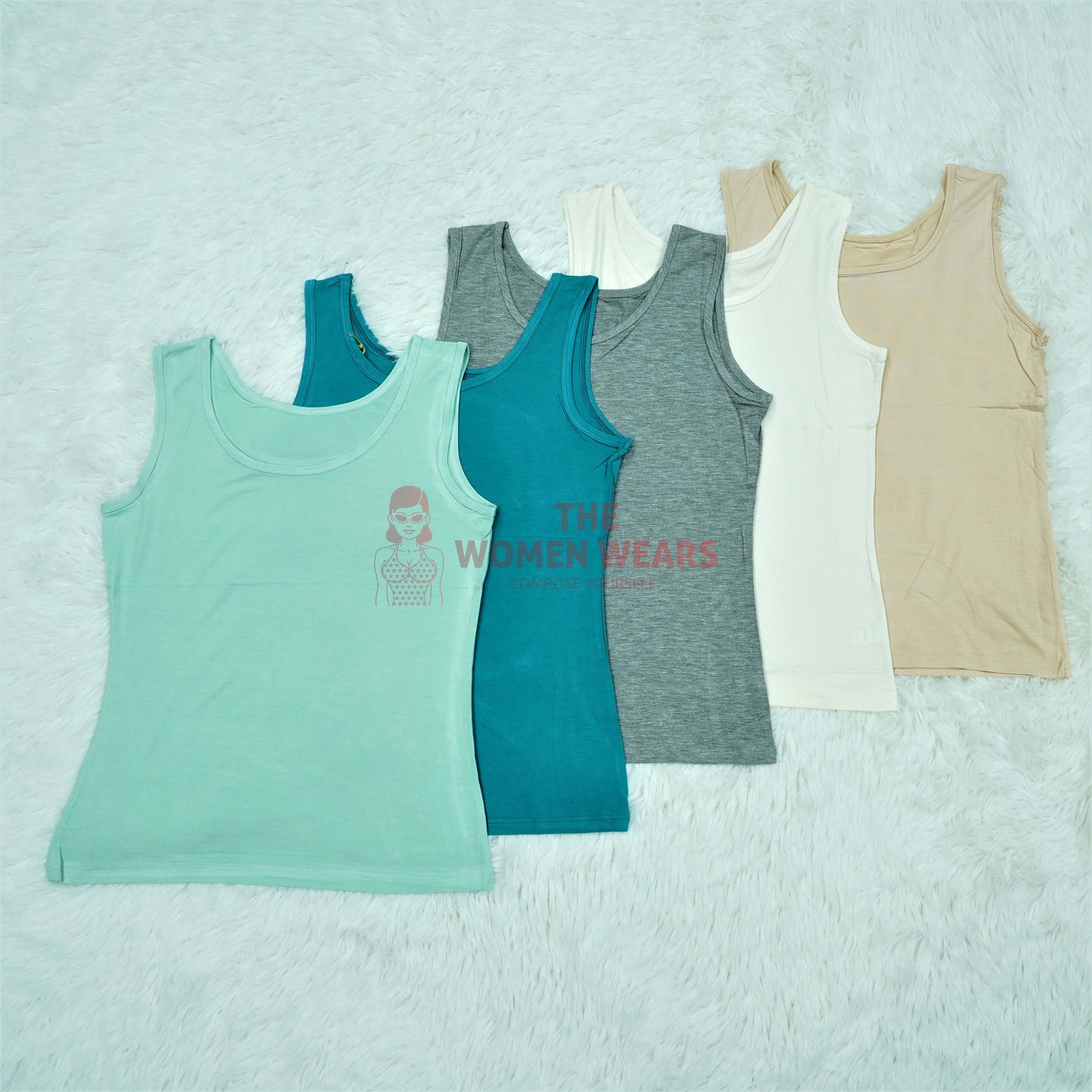 Women's Cool Cotton Flexible Vest (8080)