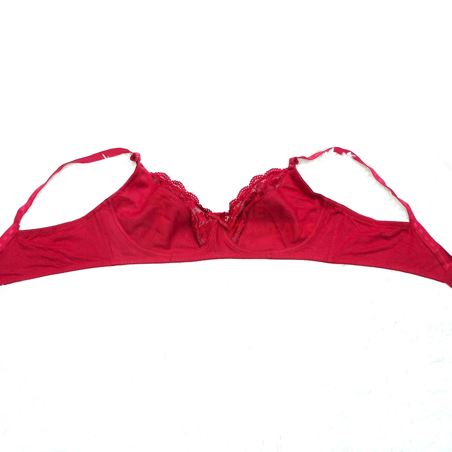 Wide Full Coverage Cotton Lace Bra (20514)