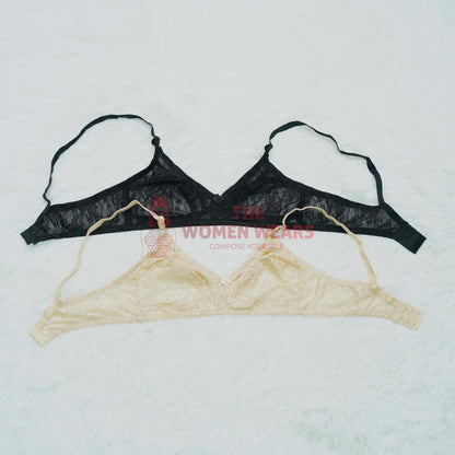 Galaxy Floral Net Stretchable Bra (206)