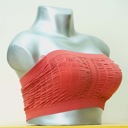 Cotton Lycra Strapless Padded Bra 3214 view 2