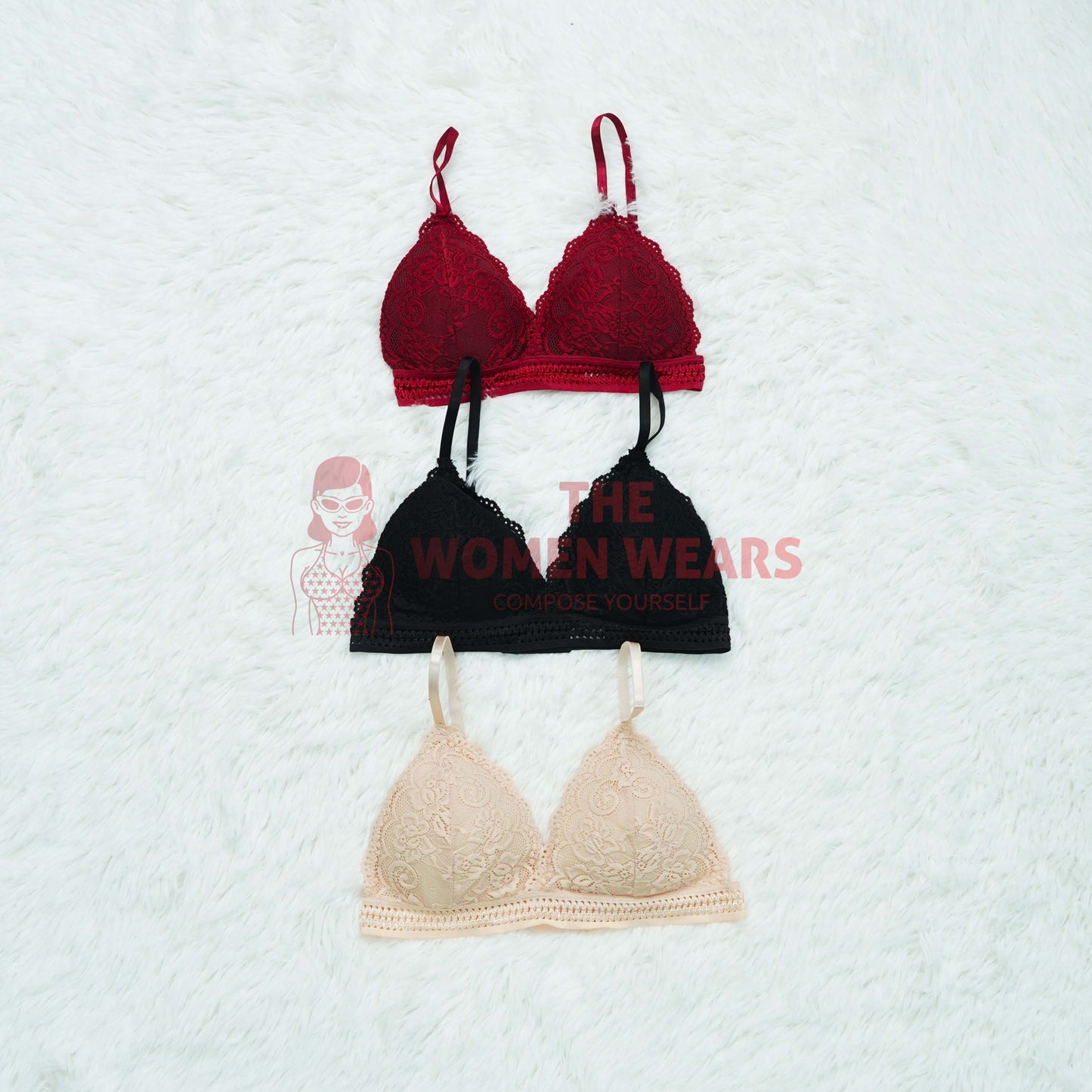 Women's Deep V Bra (344)