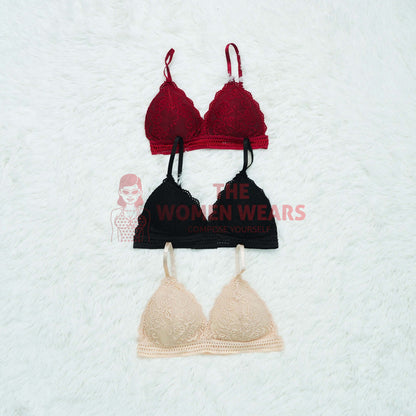 Deep V Removable Pad Bra 344 view 3