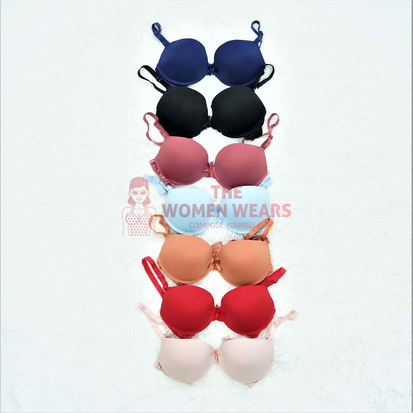 Women's Gift Padded Bra With Net (YS 8359)