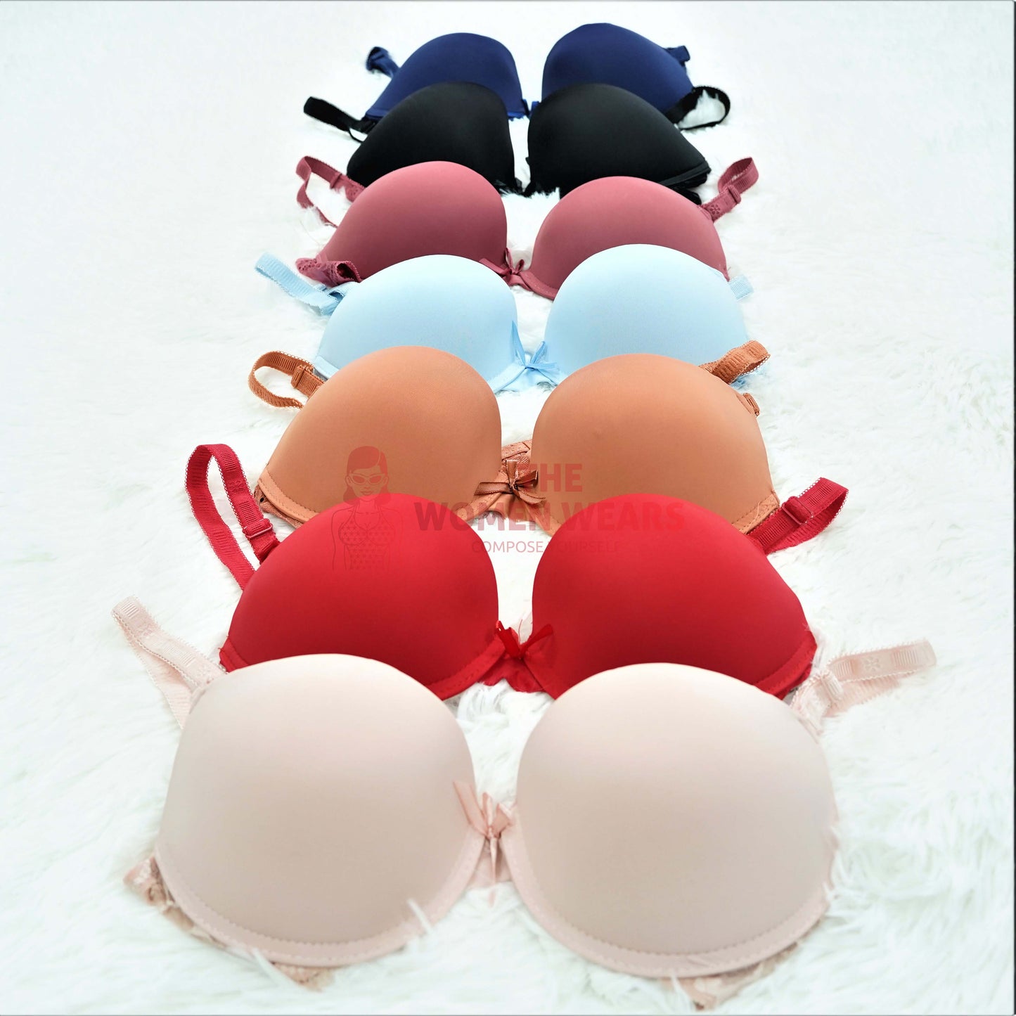 Women's Gift Padded Bra With Net (YS 8359)