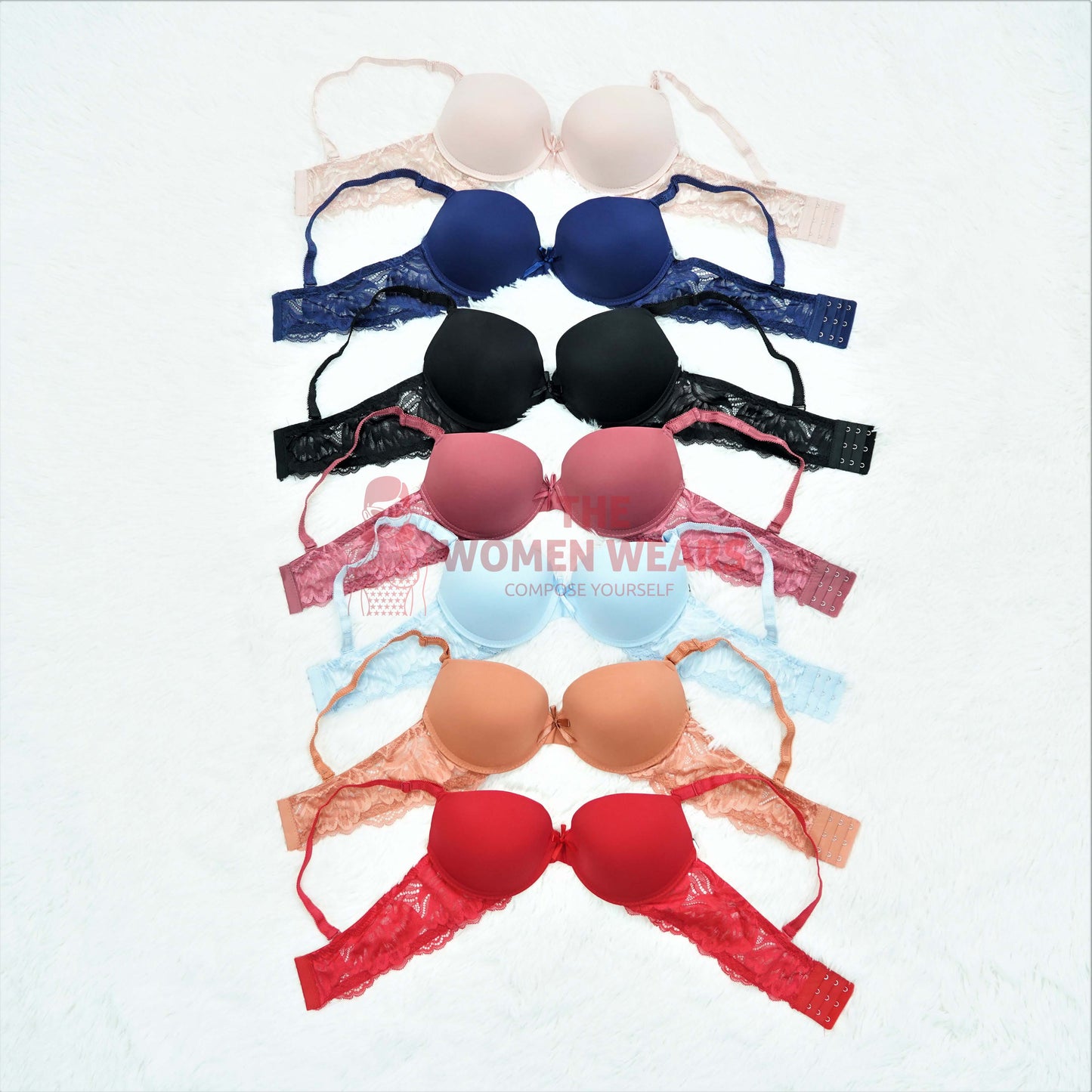 Women's Gift Padded Bra With Net (YS 8359)