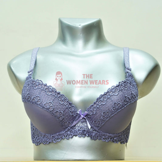 Ladies Padded Bra Covered With Lace (31076)