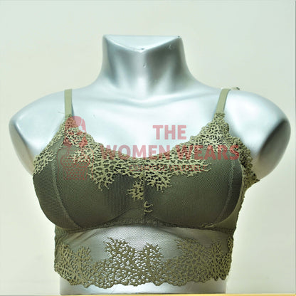 Wide Shoulder Net Bralette 9480 view 1