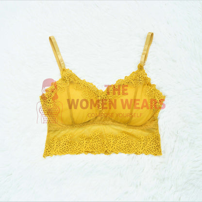 Wide Shoulder Net Bralette 9480 view 3