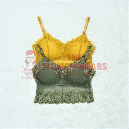 Wide Shoulder Net Bralette 9480 view 4