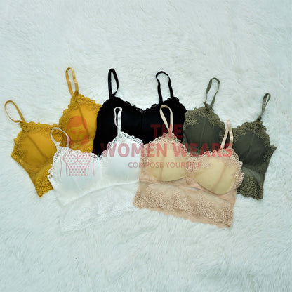 Wide Shoulder Net Bralette 9480 view 8