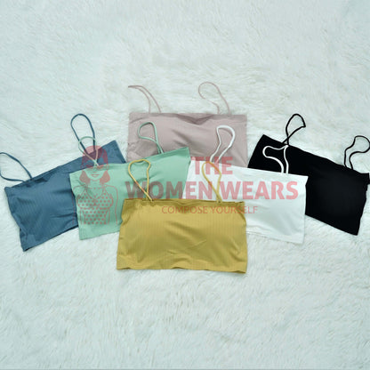 Ladies Soft Camisole Padded Bra (2180)