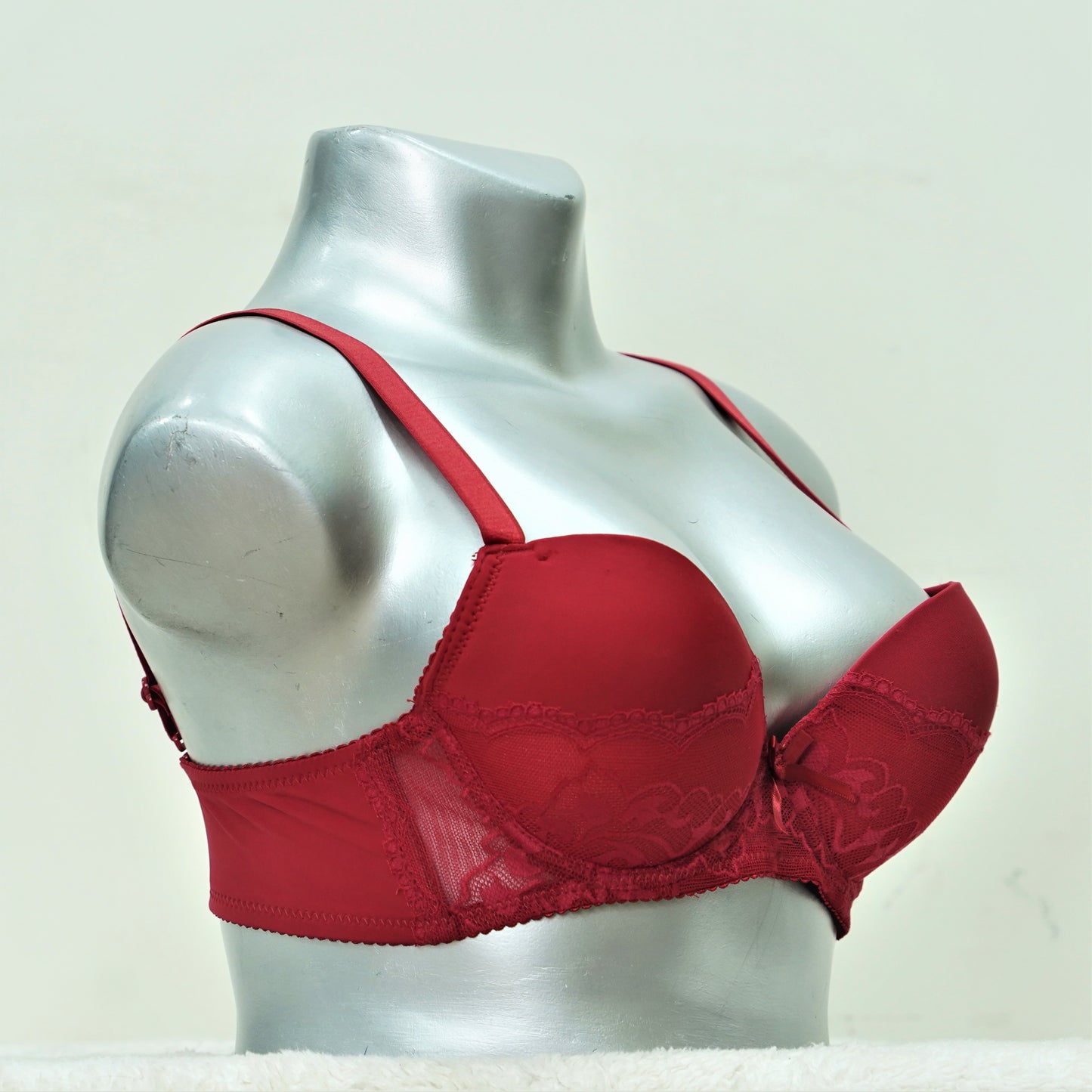 Women's Half Lace Padded Bra (CM 337 B)