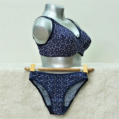 Girls Non Padded Under Wired Bra Set (7141)