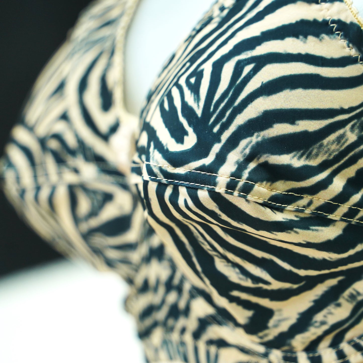 Galaxy Non Padded Cotton Bra - Tiger Print (1002)