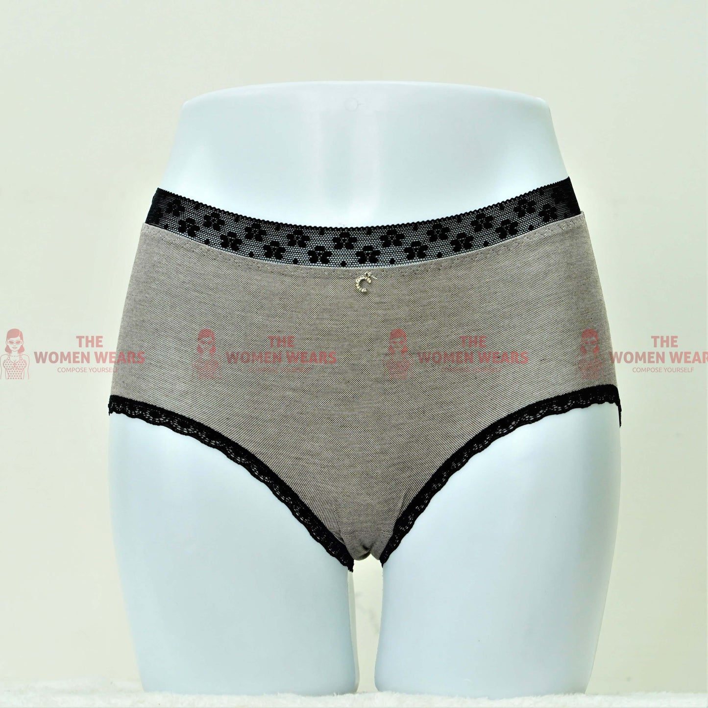 Teen's Cotton Panty With Lace Border (K167)