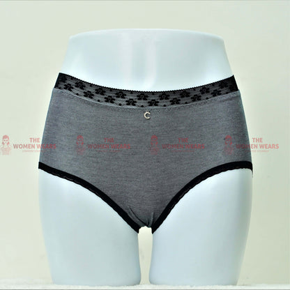 Teen's Cotton Panty With Lace Border (K167)
