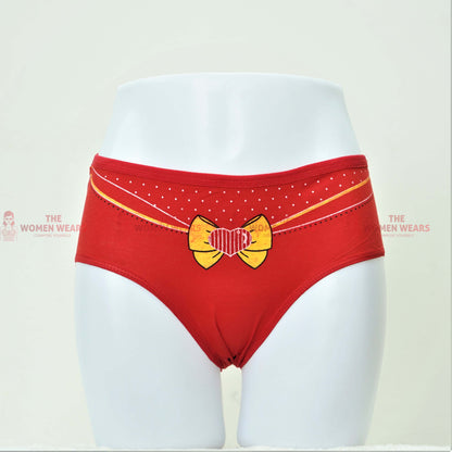 Women's Heart Cotton Panties (L 696)