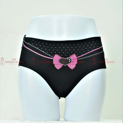 Women's Heart Cotton Panties (L 696)