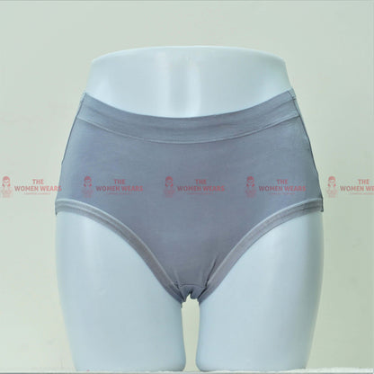 Women's Solid Color Cotton Panties (2345)