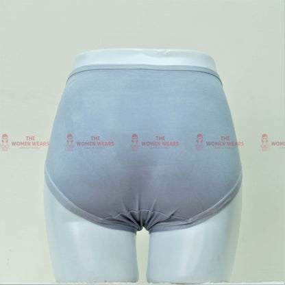 Women's Solid Color Cotton Panties (2345)