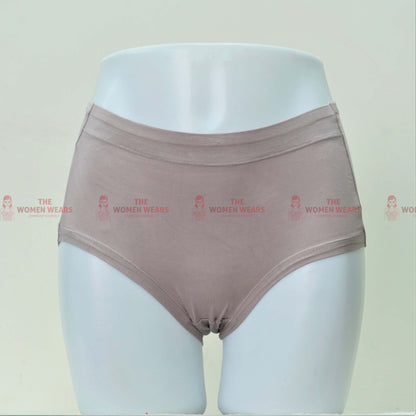 Women's Solid Color Cotton Panties (2345)