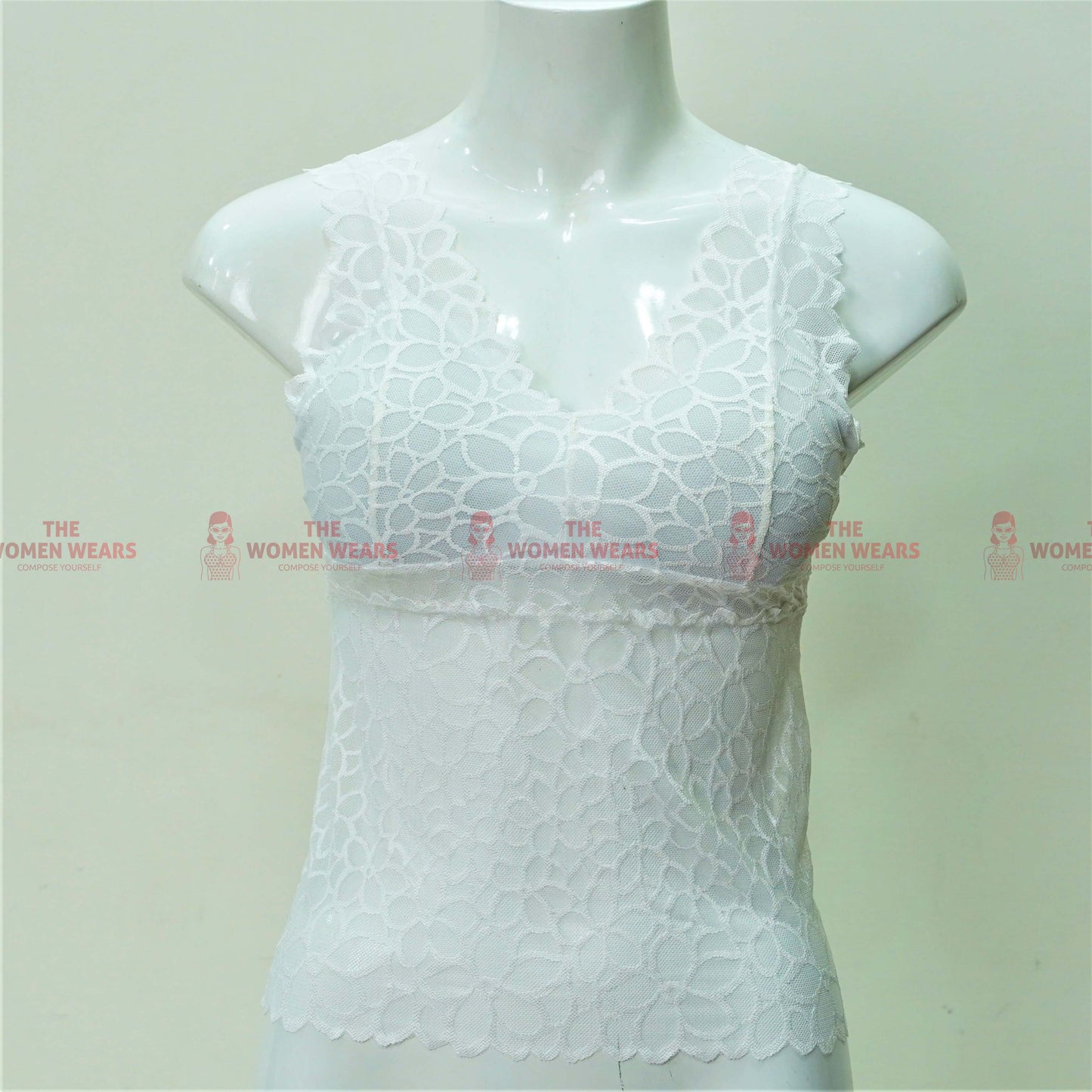 Shocking Colors Floral Camisole Padded Bralette (*3423)