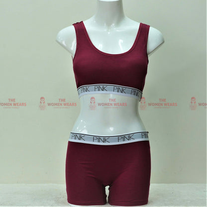 Women's Soft Padded Sports Bra Set (ART-4376)