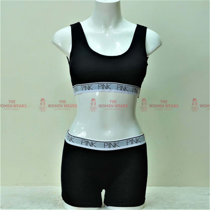 Women's Soft Padded Sports Bra Set (ART-4376)